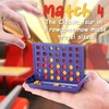 Travel Sized Classic 4 in a Row Game,Mini Size Board