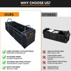 EAROND Car Trunk Organizer with Lid,Collapsible Car Storage Organizer with