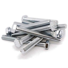 Merriway BH06947 (10 Pcs) Hex Head Bolts with Nuts 316 A4 Marine Grade Stainless Steel M5 x 50 mm - Pack of 10 Pieces