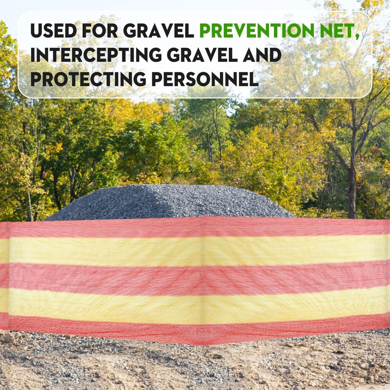 Maasechs 1 Roll 3.3' x 164' Safety Snow Fence Net