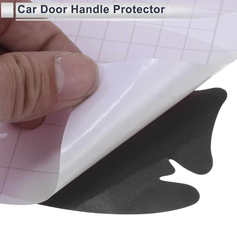 RATCHROLL 4 Pcs Universal Door Handle Sticker Anti-Scratches 83x90mm Auto