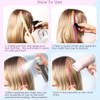 Tinte De Pelo Temporal De La Tiza De 8 Colores,