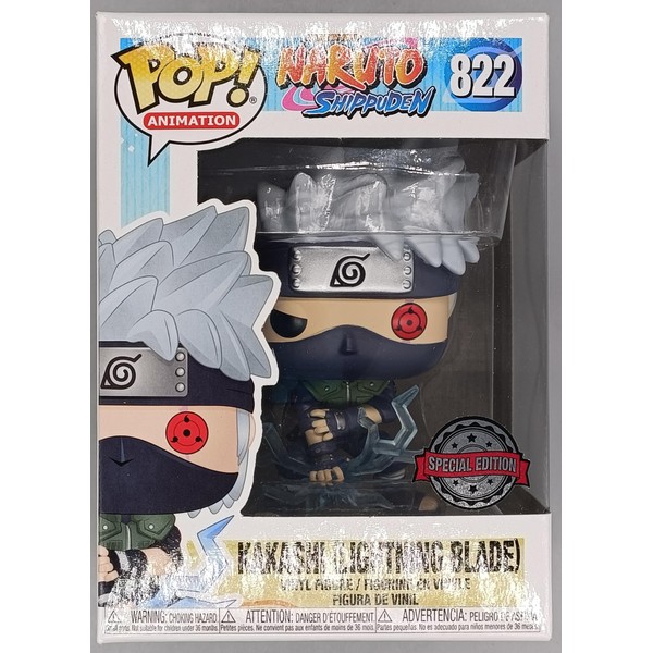 NARUTO - POP N° 822 - Kakashi Lightning Blade GITD