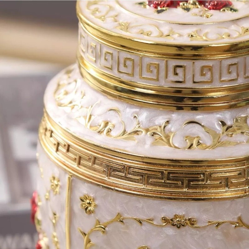 Youdear Memorials Medium Urn for Human Ashes - Rose Cremation