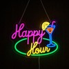 Chordwave LED Bar Sign – Happy Hour Neon Bar Sign