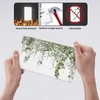 Tewujay Light Switch Cover Green Eucalyptus Leaves 4 Gang Switch
