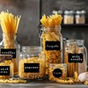 290 pcs Chalkboard Labels,Removable Blackboard Label Stickers,3 Assorted Shapes,with 2