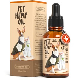 Charlie Buddy - Hеmp Oil for Dogs Cats - Hip and Joint Support and Skin Health - Anxiety, Calm, Pain - Omega 3, 6, 9 and Vitamins B, C, E