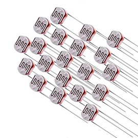 Chanzon LDR Resistor 5539 GM5539 GL5539 5mm 5 Mohm Photoresistor Light-Dependent Photoconductor Photo Light Sensitive
