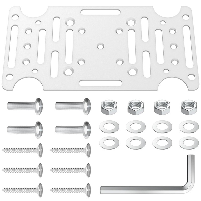 Mailbox Mounting Bracket, Universal Mounting Adapter Plate fits on 4x4