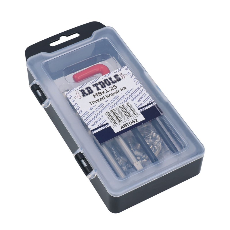 AB Tools M8 x 1.25mm Thread Tap Repair Cutter kit