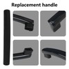 HaeKap Upgraded Black Microwave Door Handle Support WB15X10278 AP5790517 for
