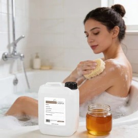 Jabón Liquido Corporal a Granel Biodegradable de Miel 10 Litros Sin Sulfatos Beohemp                                                                  