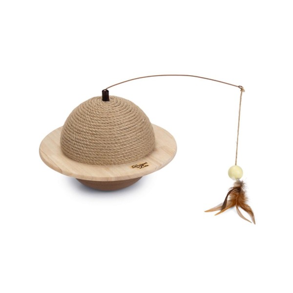 Karlie K DBL Wiggly Wooden Ball 29.5 x 29.5 x