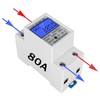 Electricity Meter, DIN Rail, 1 Phase AC Meter, 80 A,