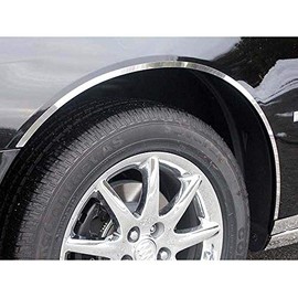 QAA is Compatible with 2006-2011 Buick Lucerne 4 Piece Stainless Wheel Well Accent Trim, 0.875" Width, Full Length WQ46553