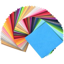 DFsucces Felt Fabric Sheets, 40 Pieces, Non-woven Fabric, Wool Felt, Soft, Handmade, Mascot, Kindergarten Decoration, DIY Tools, For Children and Schools