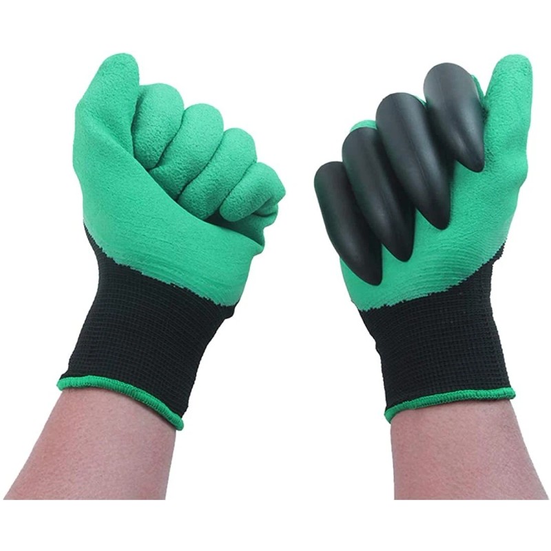 Right Handed Garden Gloves with Fingertips Claws Quick Easy to