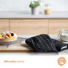 MasterChef Oven Mitts Heat Resistant, Pair of 2 Cooking Gloves,