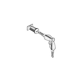 SHAD D1TRBO1R Motorcycle TERRA Dedicated Key Cylinder Set of 1