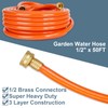 AAIN 1/2" x 50FT Garden Hose - Lightweight, No Kink,