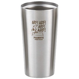 Snoopy Vacuum Double Stainless Steel Tumbler, 15.9 fl oz (450 ml), Dog House SN-127B