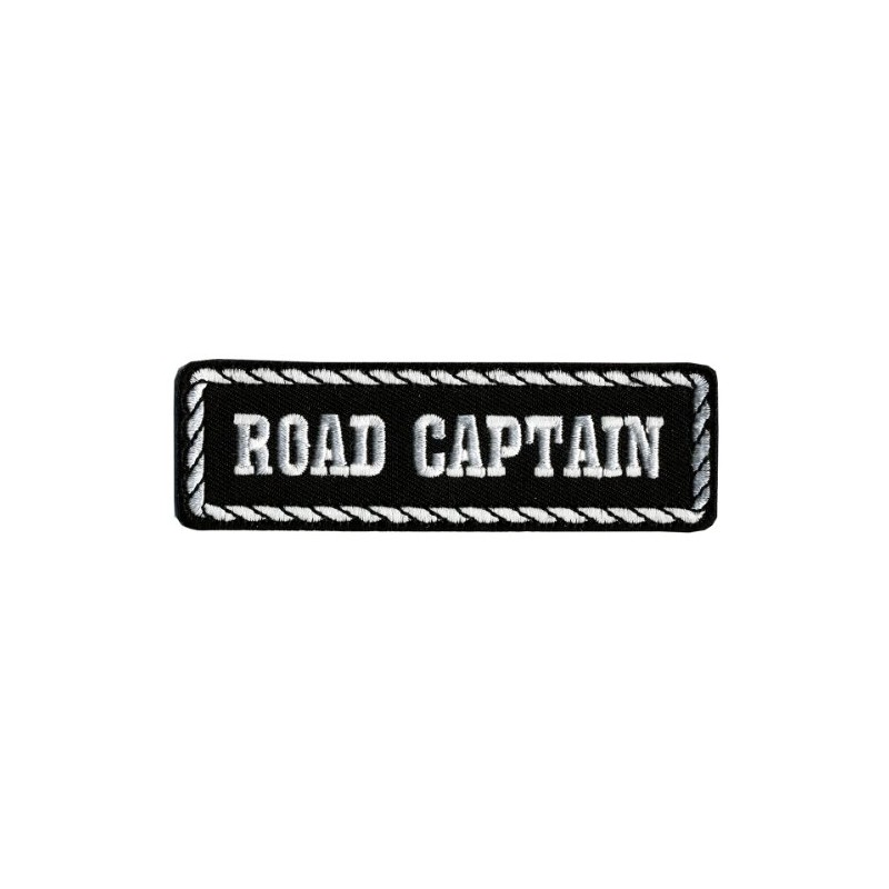 Hot Leathers Road Captain Patch (4" Width x 1" Height)