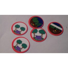 Unbranded Pre Cut One Inch Bottle Cap Images Camping Tents Outside Free Shipping - photo, 15 images