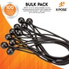 Xpose Safety Bungee Ball Cords 9" 100 Pack Heavy Duty