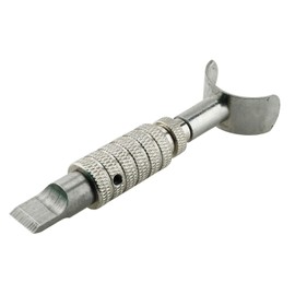 Tegg Swivel Knife Stainless Steel Precision Leathercraft Swivel Knife with Straight Blade Leather Cutting Tool