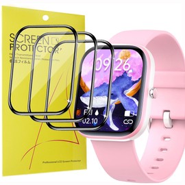 Blueshaweu Compatible for Slothcloud Kids Smartwatch 1.5 Inch H97 Screen Protector, [3 Pack] 3D Full Coverage PET Soft Screen Protector Film Compatible with Slothcloud H97 Smartwatch 1.5" (3 pack)