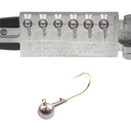 Circle B Tackle Do It Round Head Jig 3/8, 1/2 oz. Oz Do It Mold (1022) RHB-6-3812 Cavities 6 Total 3 of Each