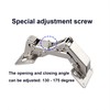 Qrity 2 PCS 175 Degree Hinges Soft Close Hinge Hydraulic