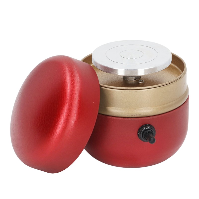 Mini Electric Pottery Wheel Machine Small Portable Red Pottery Forming