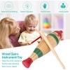 Colorful Wooden Fish Shaped Guiro Instrument Latin Percussion Musical Instruments