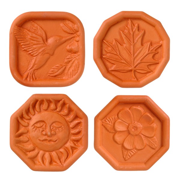 Brown Sugar Savers - Set of 4 - Hummingbird, Maple Leaf, Sun, and Daisy designs