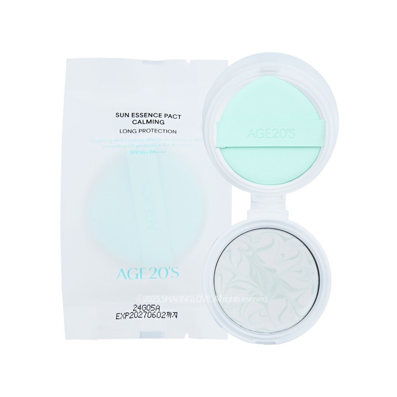 Age 20's Sun Essence Pact Calming Long Protection Refill 12.5g