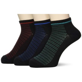 Okamoto WORK MAX Work Socks, 10 Times Tear-Resistant, 3 Pairs Set, Mesh, Durable, Reinforced, Absorbent, Quick Drying, Antibacterial, Odor-Resistant, Works with Military Feet, Safety Shoes, Men's,