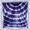 Shibori Pillow Cases, Indigo Pillow, Outdoor Cushion Cover 16x16,Tie Dye