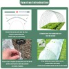 36pcs Garden Mesh Netting Kit,10x30FT Garden Netting For Raised Beds,6