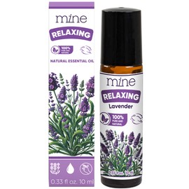 Mine Lavender Essential Oil Roll On - 100% Pure Natural Lavender Oil for Skin
