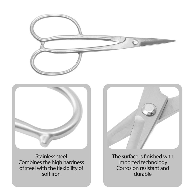Bud Trimming Scissors Stainless Steel Floral Scissors Plant Shears Flowers