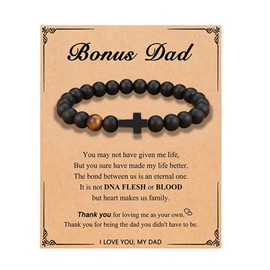 Stocking Stuffers Holiday Outfits for Women 2024 Christian Bracelet for Men Natural Stone Beads Bracelet Cross Bracelets for Men Christian Bracelets Inspirational Bracelet Jewelry Gifts