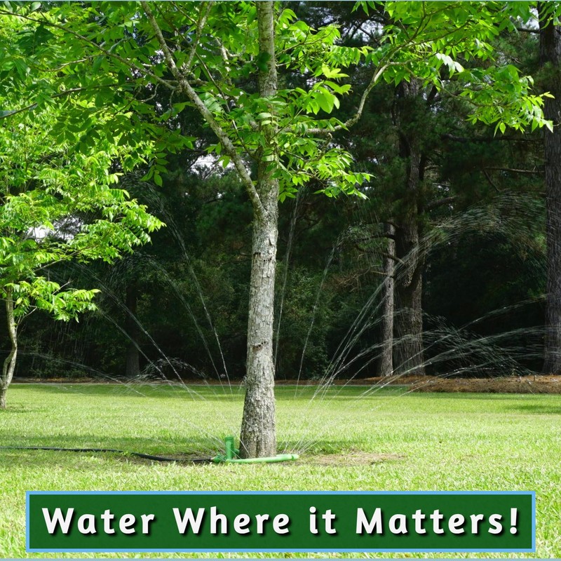 Tree Sprinkler with 360° Outward Direction, Water Sprinkler for Trees