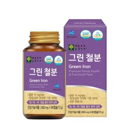 Apple Tree Kim Pharmacist's Green Iron, 1 unit, 90 tablets / 애플트리김약사네 그린 철분, 1개, 90정