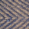 DII Jute Burlap Table Runner, Chevron Blue, 14 x 72