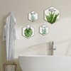 OYEFLY 4 Pcs Green Eucalyptus Bathroom Decor,Bathroom Decor Wall Art