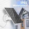 GMK 3W Solar Panel for Security Camera, 5V USB-A Port
