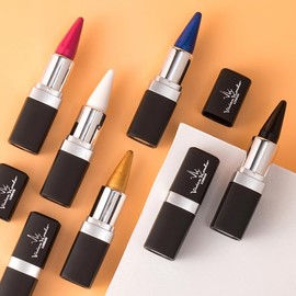 4-Farben-Gel-Eyeliner, bunter Perlglanz-Eyeliner, wasserfest, ölbeständig, nicht wischfest, schnell trocknend, langlebig und einfach zu verwendendes Eyeliner-Set (1,2,3,6)