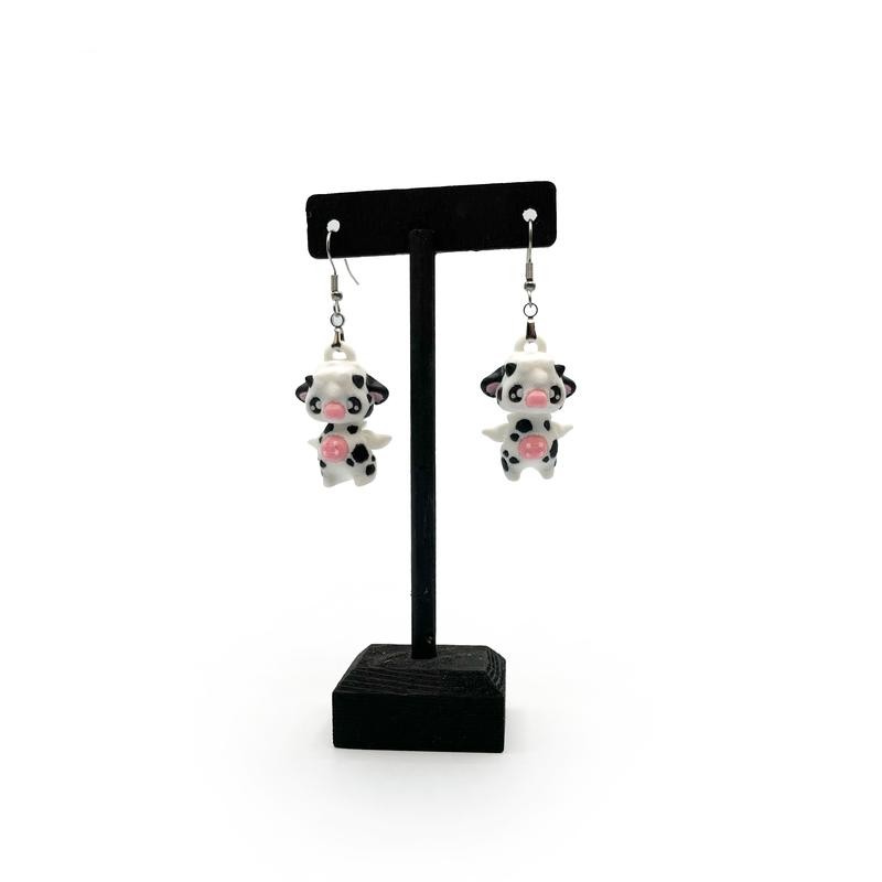 Pixie Earrings – Lightweight 3D Printed earrings for fantasy fans:_Pumpkin